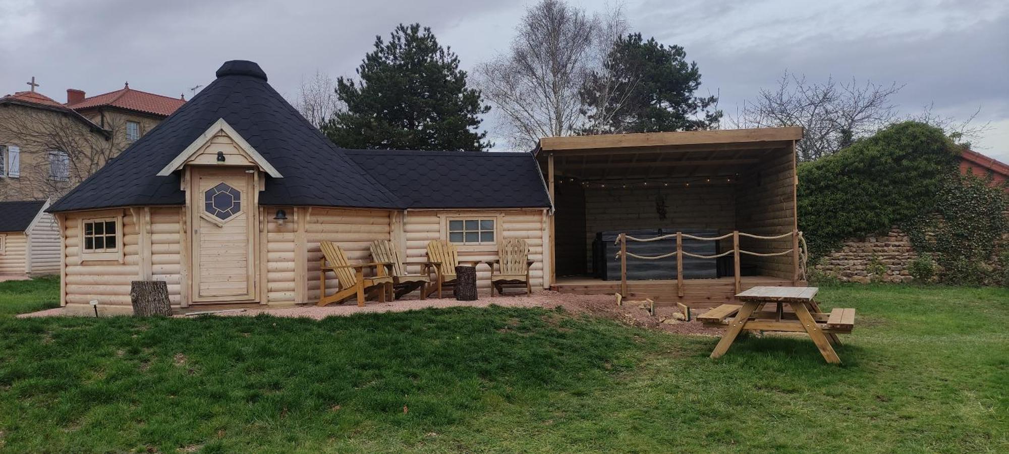 Les Cabanes Du Grand Nord Pradines  Esterno foto