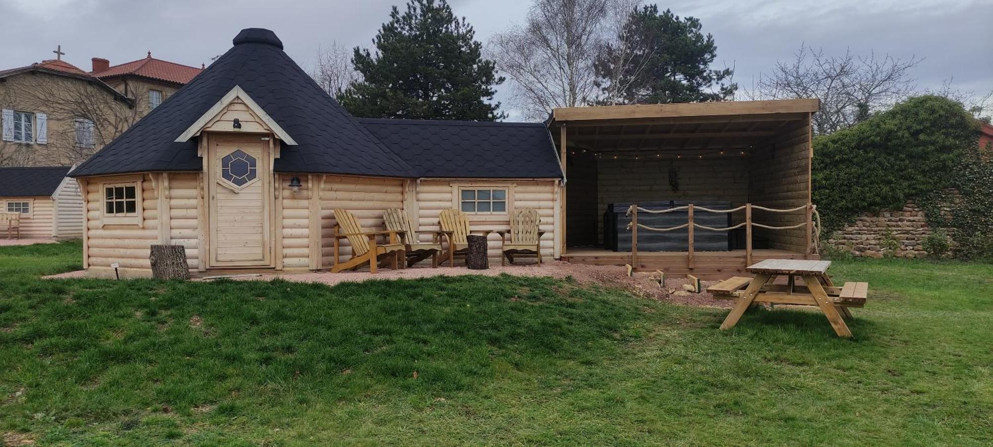 Les Cabanes Du Grand Nord Pradines  Esterno foto